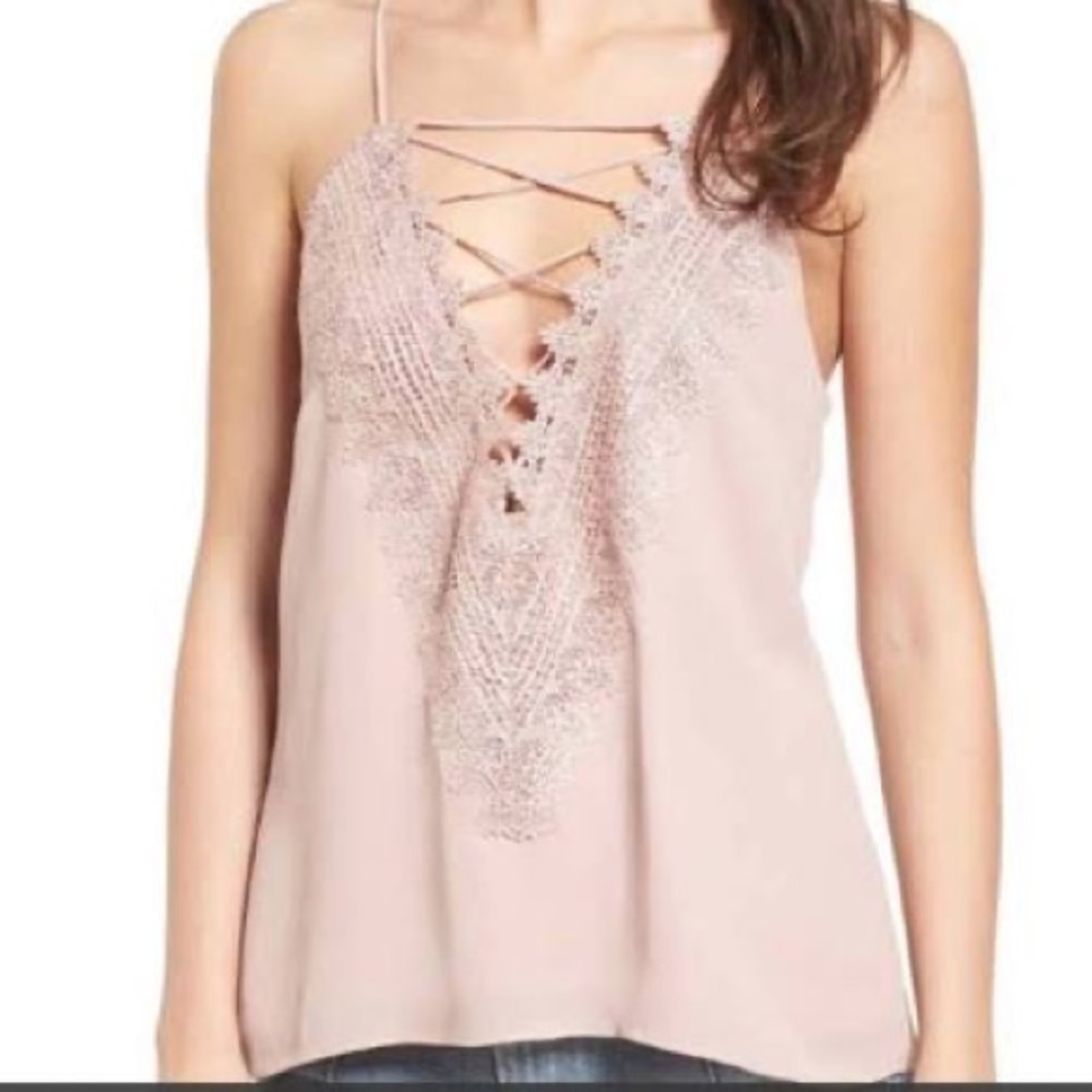 Wayf Posie dusty pink top